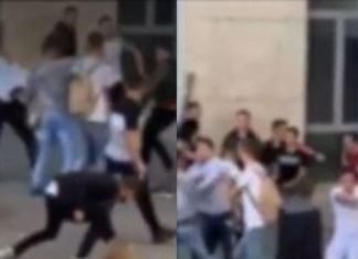 E rëndë në Sarandë/ Sherr mes nxënësve të shkollës 9-vjeçare, 13-vjeçari godet me mjet prerës të miturin