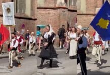 Veshjet tradicionale shqiptare shfaqen për herë të parë në paradën e “Oktoberfest” në Mynih