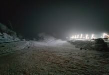 Reshje intensive të borës në zonat malore, trashësia arrin në 20 centimetra