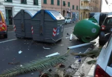 Italia zhytet në kaos! Moti i keq “shkatërron” Xhenovën, pamjet e mureve të shembura, pemëve të shkulura e makinave të kthyera përmbys në rrugë