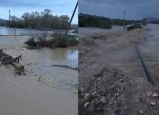 Situat katastrofike në Sarandë/ Çahet argjinatura e lumit Bistricë në Çukë, përmbyten pesë banesa e toka bujqësore! Vjosa arrin 8.25 metra