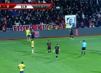 Tensione dhe sherr masiv në ndeshjen Flamurtari-Elbasani