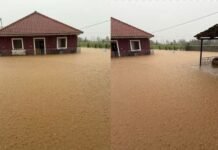 Familja me shtatë anëtarë evakuohet pasi uji pushton banesën