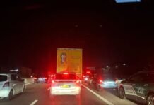 Trafik i rënduar në autostradën Tiranë-Elbasan!Video nga radha kilometrike me mjete, “paralizohet” hyrja e qytetit