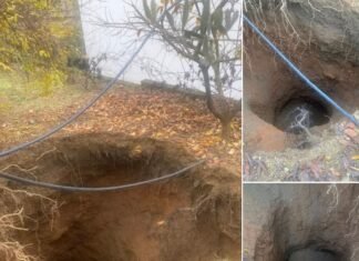 Belsh – Vijojnë fenomenet karstike, fundoset toka pranë një banese