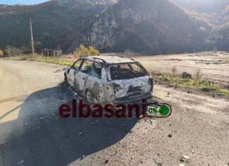 Automjet i djegur në Mirakë, dyshohet se u përdor në vr*sjen e biznesmenit Mondi Mëhalla