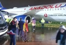 Aeroplani që ishte nisur nga Prishtina del nga pista e aeroportit në Stamboll