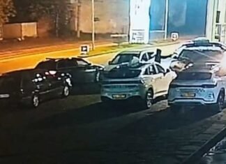 Momenti kur biznesmeni Mondi Mëhalla qëllohet brenda Range Rover (FOTO)