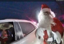 Ndodh dhe kjo! Gara shpejtësie në autostradë, policia ndalon babagjyshin e Vitit të Ri! Video virale