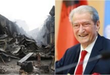 Djegia e bizneseve në tregun e “5 Majit”, Berisha: Mafia e betonit i vuri flakën për të ndërtuar kulla! Policia: Ishte aksidentale!