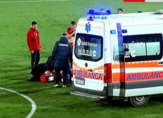 Ankth në ndeshjen Partizani-Elbasani. Një lojtar bie pa ndjenja në fushë. Video