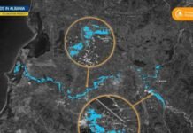 Harta/ Sateliti i BE nxjerr pamjet, ja zonat që u përmbytën në Shqipëri