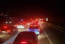 Trafik kilometrik në aksin Librazhd-Elbasan