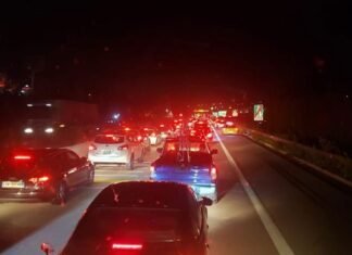 Trafik kilometrik në aksin Librazhd-Elbasan