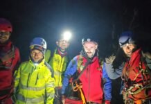 Operacion shpëtimi mbi 6 orë në Kanionin e Osumit, shpëtohet personi i bllokuar nga Grupi i Kërkim-Shpëtimit Malor