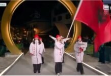 Startojnë Lojërat e 25-të Olimpike Dimërore, Milano-Cortina 2026, Shqipëria thyen rekordin me 4 skiatorë – VIDEO