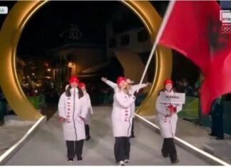 Startojnë Lojërat e 25-të Olimpike Dimërore, Milano-Cortina 2026, Shqipëria thyen rekordin me 4 skiatorë – VIDEO