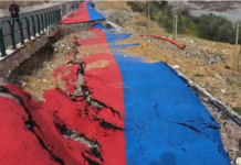 Nuk ndalen rrëshqitjet! Shembet një pjesë e pistës së “Auto Moto Park Elbasan”