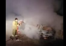 Digjet plotësisht një automjet në Bulgarec, nisin hetimet për zbardhjen e shkaqeve