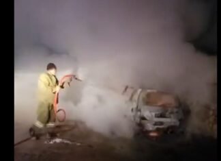 Digjet plotësisht një automjet në Bulgarec, nisin hetimet për zbardhjen e shkaqeve