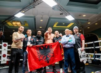 Kristian Prenga ‘shkatërron’ kundërshtarin në 2 minuta në Atlantic City – Fitorja e 20-të me Nokaut për kampionin shqiptar
