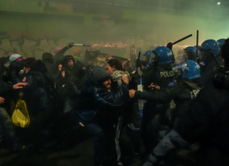 Protesta në Milano kundër Lojërave Olimpike, policia hedh topa uji drejt protestuesve. Sërish fishkëllima për Vance, Trump habitet