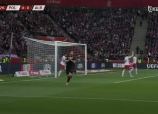 Arbër Hoxha shënon! Shqipëria kalon në avantazh ndaj Polonisë