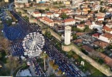 Foto-lajm: Ceremoni madhështore për Fitër Bajramin në Elbasan