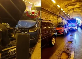 Tmerr në Itali: 80 automjete përplasen brenda tunelit Villafranca