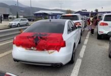 Ndeshja Kosovë-Turqi, tifozët shqiptarë dynden drejt Prishtinës