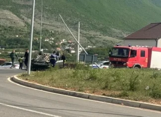 Aksident rrugor në Kukës, plagosen disa persona