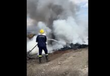 Djegia e gomave pranë lumit Shkumbin shkakton shqetësim te banorët në Elbasan
