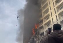 8 persona të lënduar nga zjarri, 7 me asfiksi në QSUT, një zjarrfikëse te Trauma