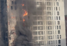 Sërish zjarr në Tiranë, flakët përfshijnë një apartament në rrugën “Jordan Misja”