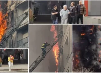 7 qytetarë të lënduar nga zjarri në Tiranë