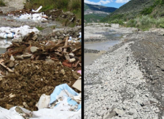 Kamionët me inerte në Përroin e Zaranikës, denoncimi: Shkatërrohet rruga! Mbetjet pranë banesave