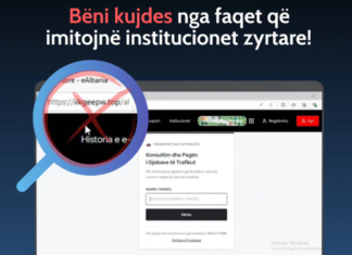 “Bëni kujdes!”, AKSK apel qytetarëve: Po synohet mashtrimi përmes imitimit të e-Albania dhe faqeve të tjera