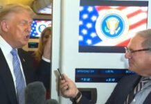 E pyeti për Iranin, Trump sulmon gazetarin në Air Force One: Je i rremë, ajo që po shkruan është tradhti