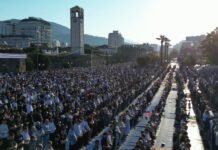 Mijra besimtarë muslimanë festuan Kurban Bajramin në Elbasan