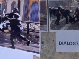 Refuzuan ftesën për dialog, protestuesit ngjisin në muret e Kryeministrisë foto nga përplasjet me policinë (VIDEO)