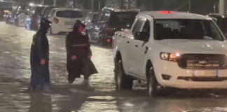 Reshjet e dendura përmbytin Vlorën: Bulevardi kryesor dhe disa zona nën ujë, alarm te bizneset e automjetet